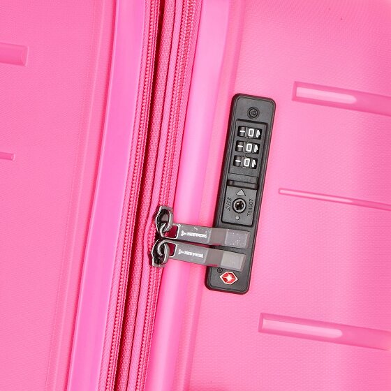 Polestream Strz by Asteroid 4 Rollen Trolley L 74 cm mit Dehnfalte