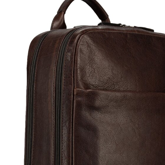 Jost Glasgow Daypack RFID Schutz Leder 44 cm Laptopfach