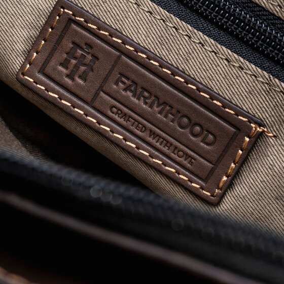 Farmhood Nashville XL Umhängetasche 2 Fächer Leder 29 cm