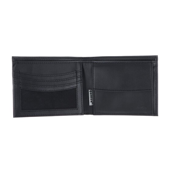 oxmox Leather Geldbörse RFID Schutz Leder 12 cm