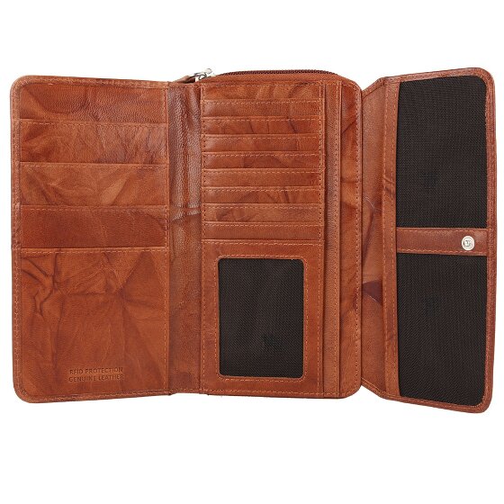 mano Donna Aurona Geldbörse RFID Leder 18 cm