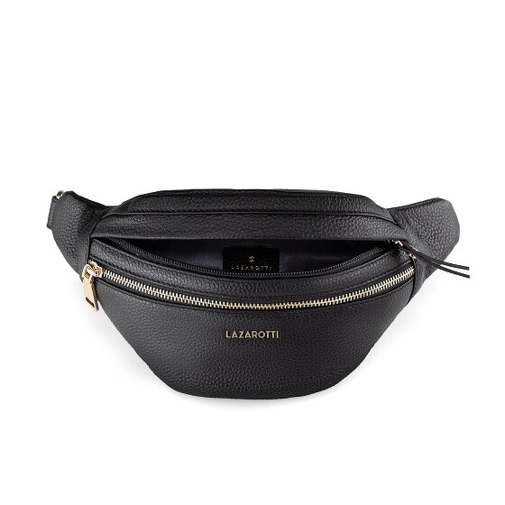 Lazarotti Bologna Leather Double-Zip Gürteltasche Crossbody Leder 25 cm