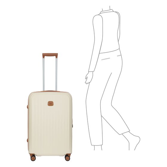 Bric's Taormina 4 Rollen Trolley M 69 cm mit Dehnfalte