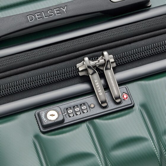 Delsey Paris Longitude 4 Rollen Trolley 76 cm mit Dehnfalte
