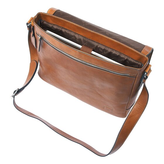 Castelijn & Beerens Mark Aktentaschen Messenger RFID Schutz Leder 39 cm Laptopfach