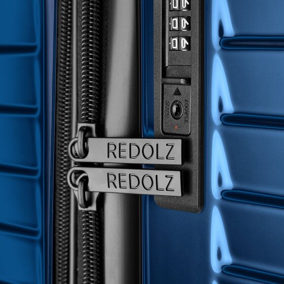 Redolz Essentials 18 4 Rollen Kabinentrolley 55 cm mit Dehnfalte