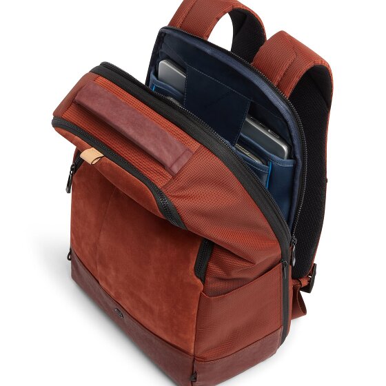 Piquadro Sync Daypack RFID Schutz Leder 47 cm Laptopfach