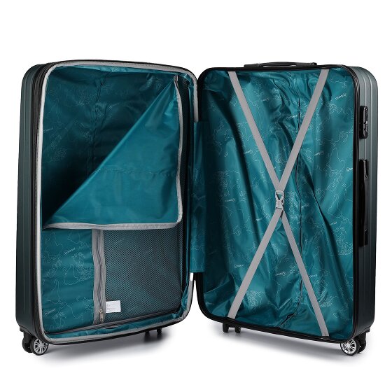 Benzi 5493 4 Rollen Trolley M 66 cm mit Dehnfalte