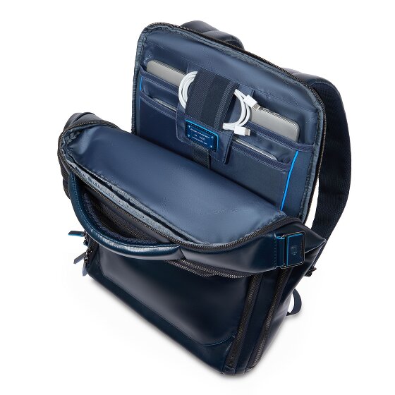 Piquadro Blue Square Daypack Leder 42 cm Laptopfach
