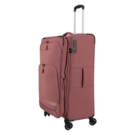 Travelite Kick Off 4 Rollen Trolley L 78 cm mit Dehnfalte