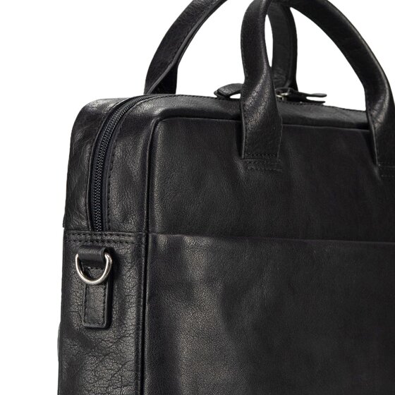 Jost Glasgow Aktentasche Leder 37 cm Laptopfach