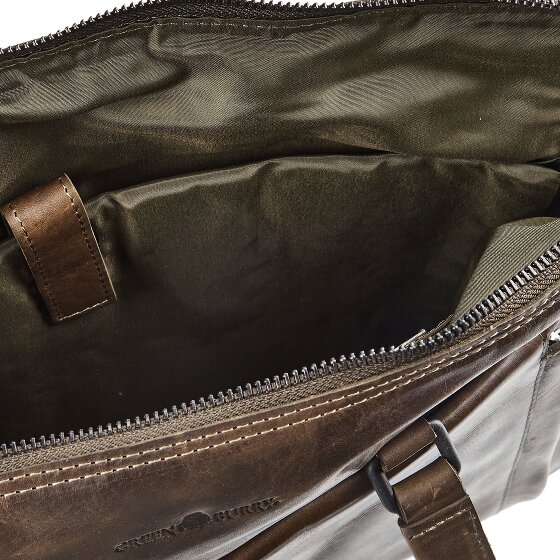 Greenburry Newport Aktentasche Leder 39 cm Laptopfach