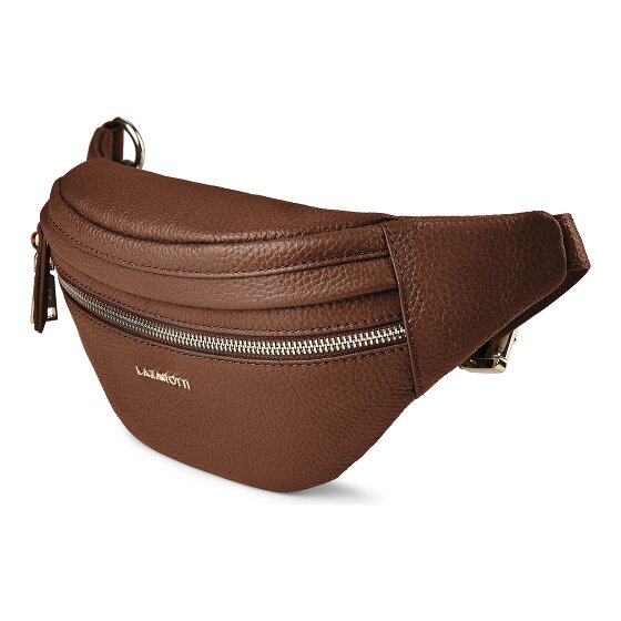 Lazarotti Bologna Leather Double-Zip Gürteltasche Crossbody Leder 25 cm