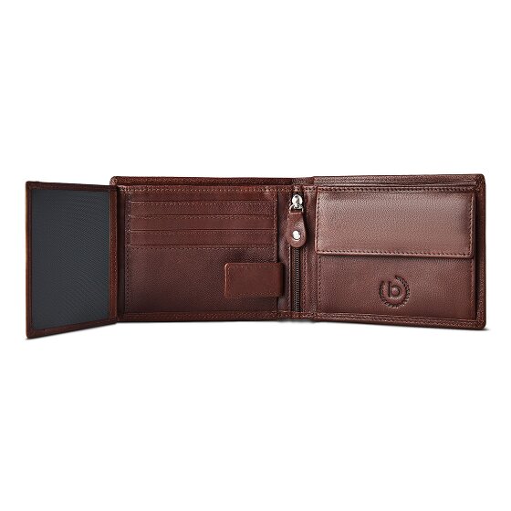 Bugatti Valencia Geldbörse RFID Schutz Leder 12 cm