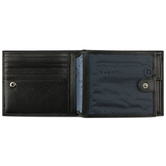 Bugatti Nome Geldbörse RFID Schutz Leder 12 cm