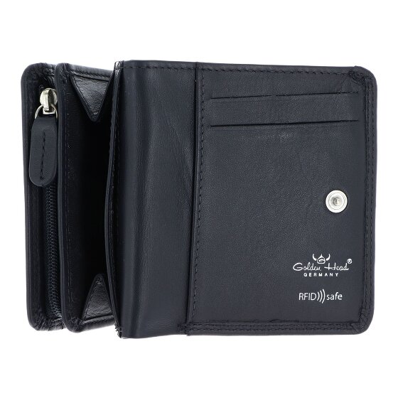 Golden Head Polo Geldbörse RFID Schutz Leder 10 cm