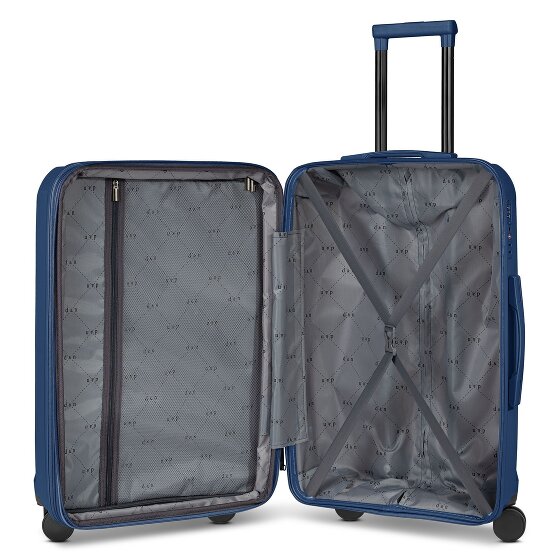 d&n South Dakota 4 Rollen Trolley M 66 cm mit Dehnfalte