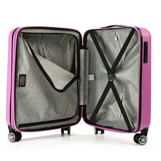 Gabol Future Plus 4 Rollen Kabinentrolley 55 cm mit Dehnfalte