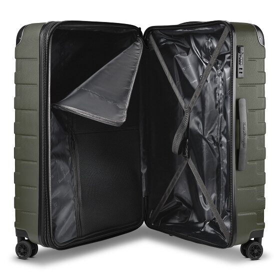 Tonino Lamborghini Milano 4 Rollen Trolley L 72 cm mit Dehnfalte