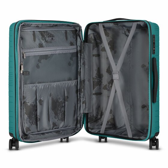 Franky Dallas 3.0 4 Rollen Trolley M 65 cm mit Dehnfalte