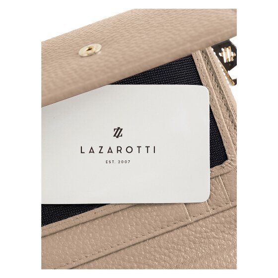 Lazarotti Bologna Leather Zip-Around Geldbörse Leder 12 cm