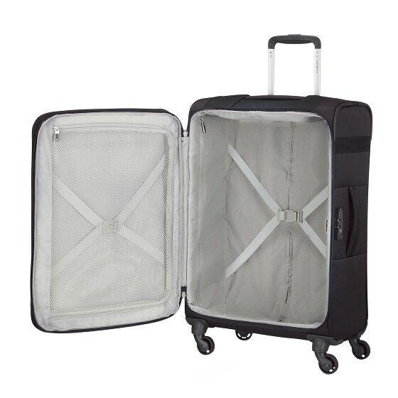 Samsonite Citybeat 4 Rollen Trolley 66 cm mit Dehnfalte