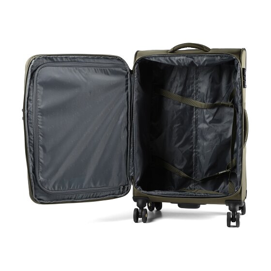 d&n Travel Line 9704 4 Rollen Trolley M 68 cm mit Dehnfalte