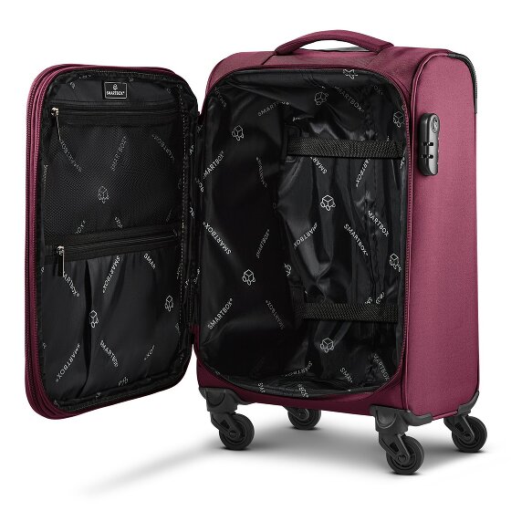Smartbox Edition 04 4 Rollen Kabinentrolley 55 cm mit Dehnfalte
