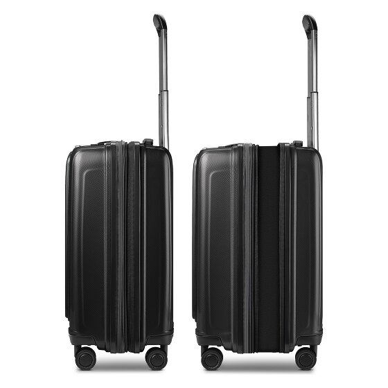 Redolz Essentials 14 Kofferset 2 tlg. Kabinentrolley mit Dehnfalte + Beautycase