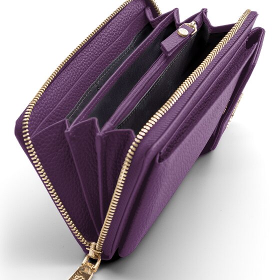 Lazarotti Bologna Leather Zip-Around Geldbörse Handytasche Leder 19 cm