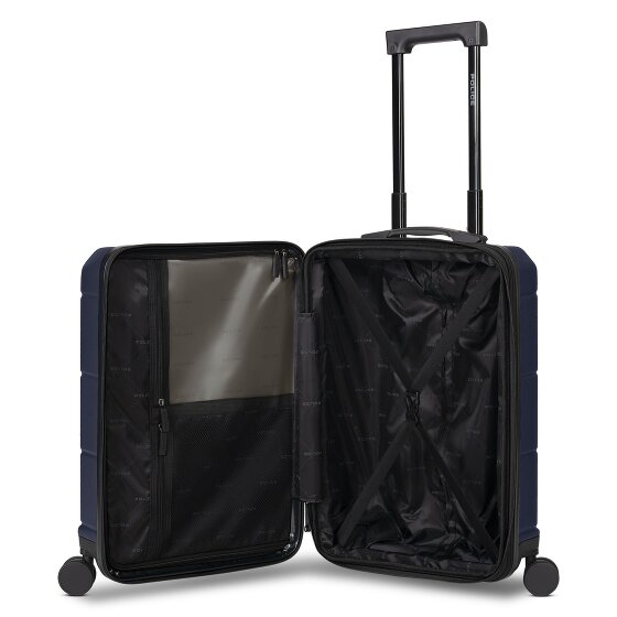 Police London 4 Rollen Kabinentrolley 55 cm Laptopfach mit Dehnfalte