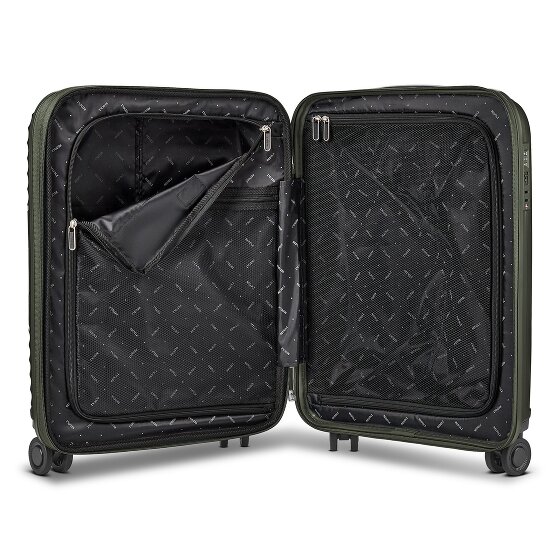 Redolz Essentials 01 4 Rollen Kabinentrolley 53 cm mit Dehnfalte