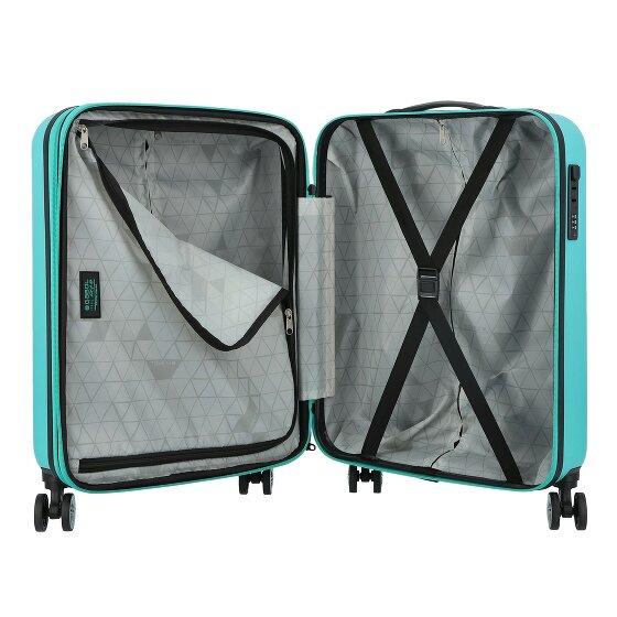 Gabol Future Plus 4 Rollen Kabinentrolley 55 cm mit Dehnfalte