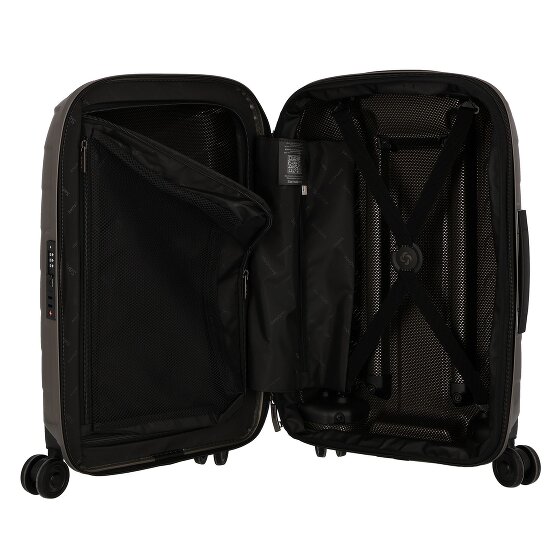 Samsonite Attrix 4 Rollen Kabinentrolley 55 cm mit Dehnfalte