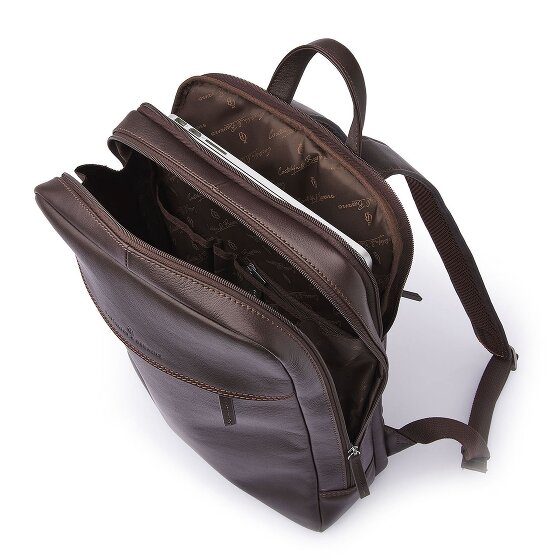 Castelijn & Beerens Daypack RFID Schutz Leder 42 cm Laptopfach