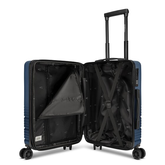 camel active Hanoi 4 Rollen Kabinentrolley S 55 cm mit Dehnfalte