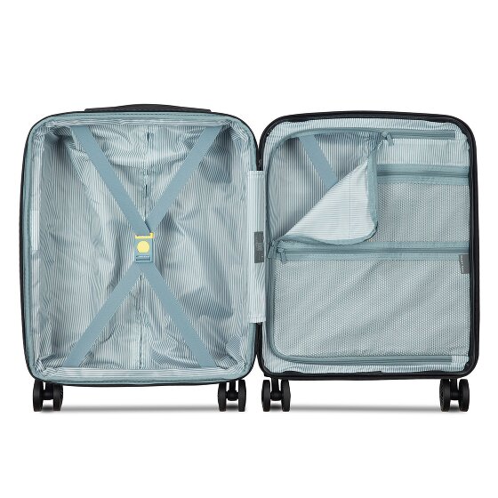 Delsey Paris Meteor 4 Rollen Kabinentrolley 55 cm mit Dehnfalte