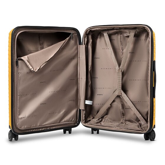 Stratic Shine 4 Rollen Trolley 66 cm mit Dehnfalte