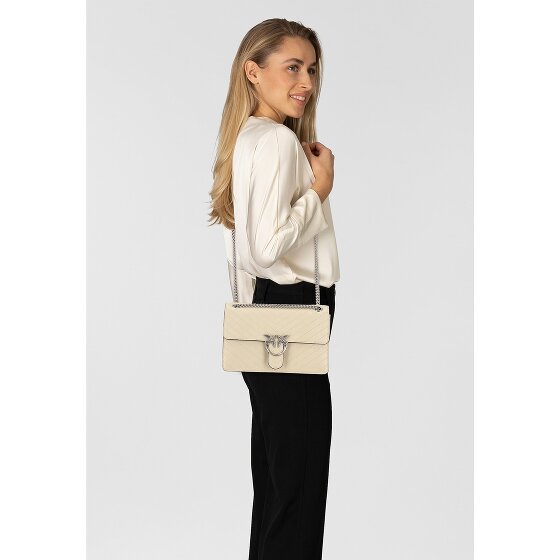 PINKO Love One Schultertasche Leder 26 cm