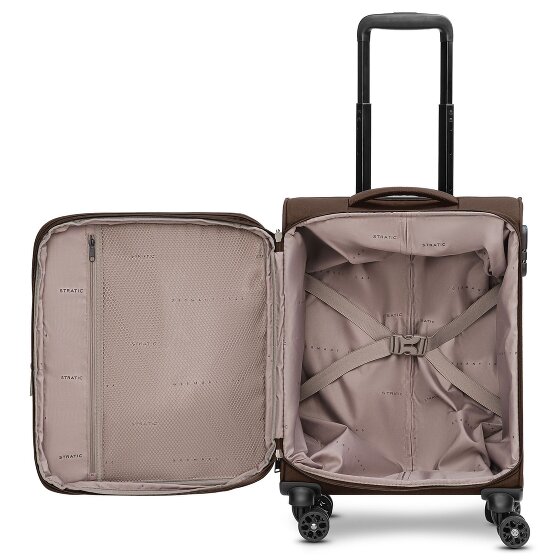 Stratic taska 4-Rollen Kabinentrolley S 55 cm mit Dehnfalte