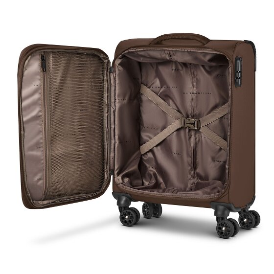 Stratic taska 4 Rollen Kabinentrolley S 55 cm mit Dehnfalte