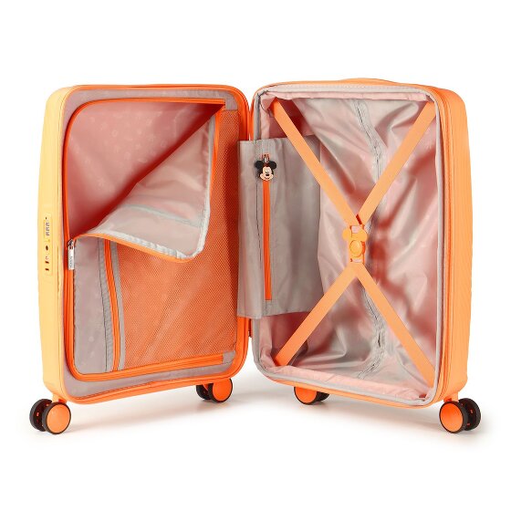 American Tourister Mickey Magic 4 Rollen Kabinentrolley 55 cm mit Dehnfalte