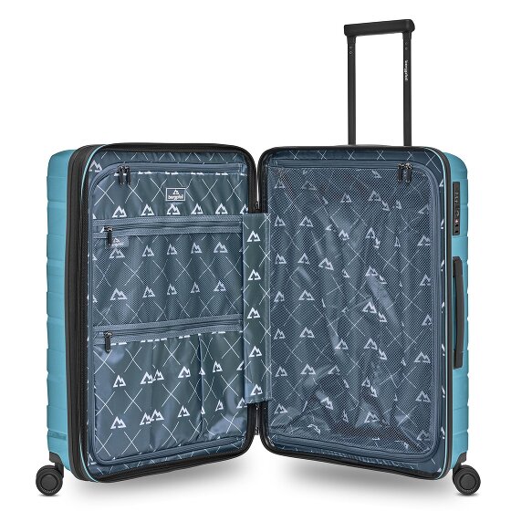 Bergpfeil Travel 4-Rollen Trolley M 66 cm mit Dehnfalte