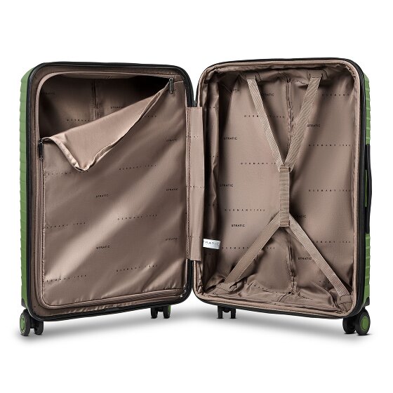 Stratic Shine 4 Rollen Trolley 66 cm mit Dehnfalte