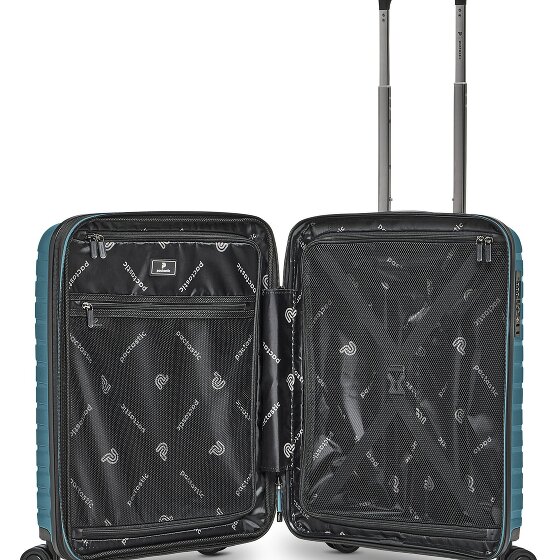 Pactastic Collection 04 THE CABIN + 4 Rollen Kabinentrolley S 55 cm mit Dehnfalte