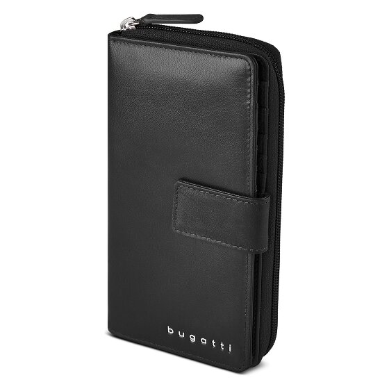 Bugatti Valencia Geldbörse RFID Schutz Leder 19 cm