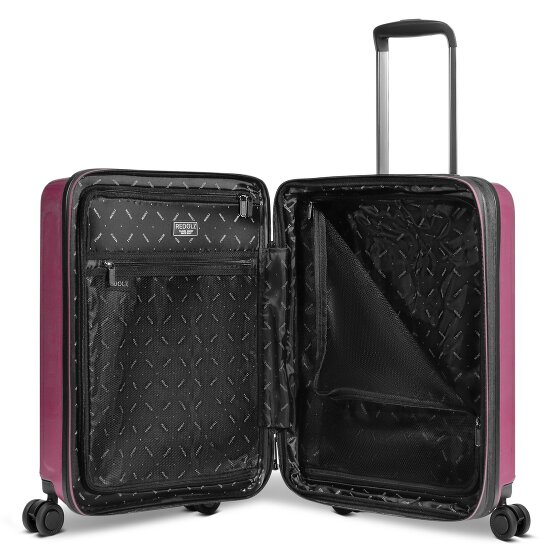 Redolz Essentials 14 4 Rollen Kabinentrolley S 55 cm Laptopfach mit Dehnfalte