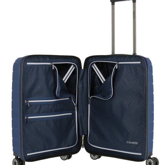 Travelite Air Base 4 Rollen Kabinentrolley 55 cm Laptopfach