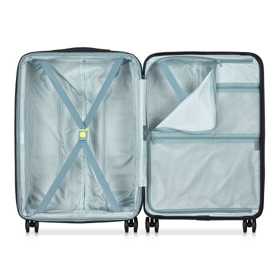 Delsey Paris Air Armour 4 Rollen Kofferset 3-teilig mit Dehnfalte