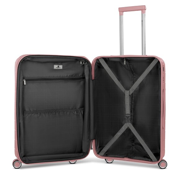 Franky London 4 Rollen Trolley M 65 cm mit Dehnfalte